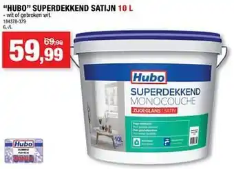 Hubo Hubo superdekkend satijn 10L aanbieding