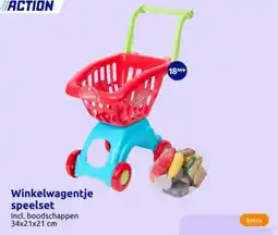Action Winkelwagentje speelset aanbieding