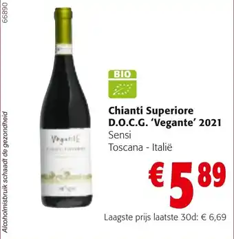 Colruyt Chianti Superiore D.O.C.G. 'Vegante' 2021 aanbieding