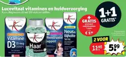 Kruidvat Lucovitaal vitaminen en huidverzorging aanbieding