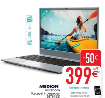 Cora Notebook aanbieding