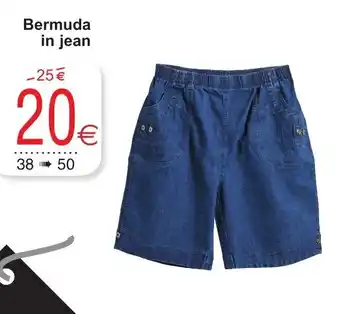 Cora Bermuda in jean aanbieding