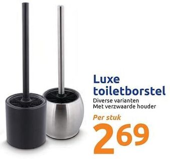 Action Luxe toiletborstel aanbieding