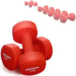 Decathlon Dumbells 2 x 4 Kg - halter met neopreen coating, neopreen halterset, dumbell aanbieding