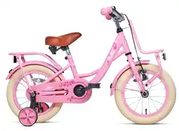 Decathlon Nogan Kiki Kinderfiets - 14 inch - Roze aanbieding