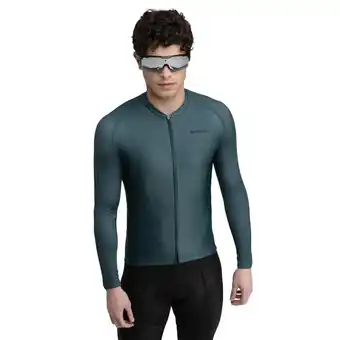 Decathlon Heren Wielrennen wielershirt lange mouw M2 Gravel SIROKO Legergroen aanbieding
