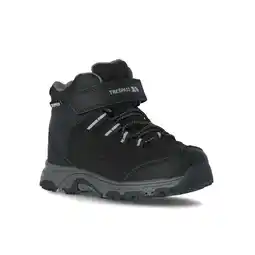 Decathlon Kinderen/Kinderen Harrelson Mid Cut Wandelschoenen (Zwart) aanbieding