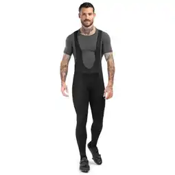 Decathlon Heren Wielrennen lange fietsbroek Black Sea SIROKO Zwart aanbieding