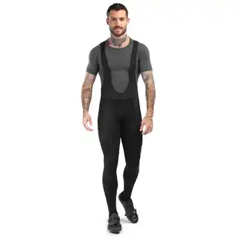 Decathlon Heren Wielrennen lange fietsbroek Black Sea SIROKO Zwart aanbieding