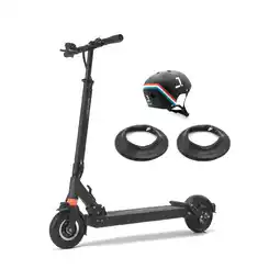 Decathlon Joyor F5S+ zwarte elektrische scooter voor volwassenen + helm aanbieding