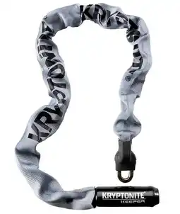 Decathlon Kryptonite | Fietsslot | Keeper | Nylon | Grijs | Kettingslot | volwassene | aanbieding