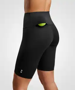 Decathlon Smart Tennis/Padel Short Legging met Balzak Dames Zwart aanbieding