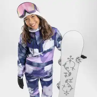 Decathlon Dames Wintersport snowboardjas W3-W Cloudmont SIROKO Multicolor aanbieding