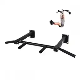 Decathlon Optrekstang Wandmontage Verankeringsset Inbegrepen Antislip Handgrepen Tot 150kg aanbieding