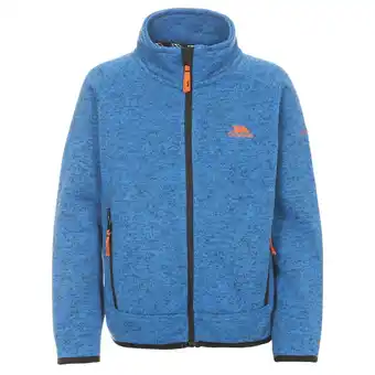 Decathlon Childrens Boys Mario Full Zip Fleece Jacket (Blauwe mergel) aanbieding