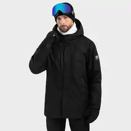 Decathlon Heren Wintersport snowboardjas W4 Vostock SIROKO Zwart aanbieding