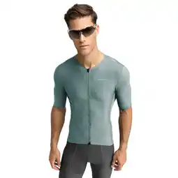Decathlon Heren Wielrennen ultralichtgewicht wielershirt SRX PRO Dauphiné Legergroen aanbieding
