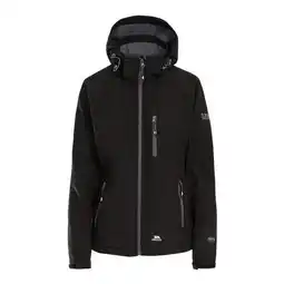 Decathlon Dames Bela II Waterbestendige Softshell Jas (Zwart) aanbieding