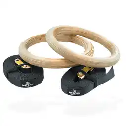 Decathlon Houten turnringen / gymringen voor crosstraining Ø 23 cm aanbieding