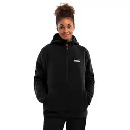 Decathlon Dames Wintersport fleece hoodie Avoriaz-W SIROKO Zwart aanbieding