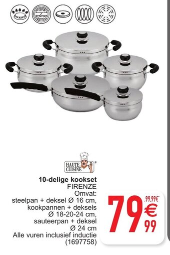 10-delige kookset