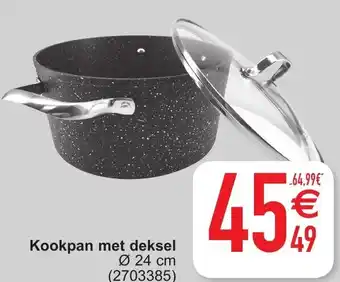 Cora Kookpan met deksel aanbieding