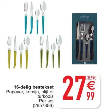 16-delig bestekset