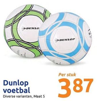 Action Dunlop voetbal aanbieding