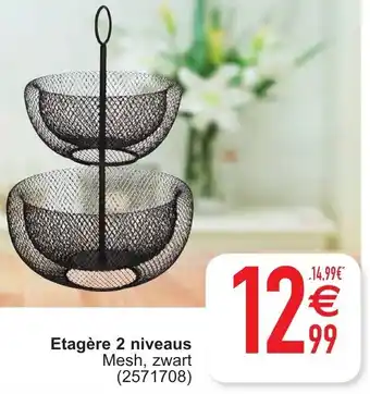 Cora Etagère 2 niveaus aanbieding
