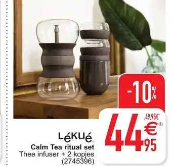 Cora Calm tea ritual set aanbieding