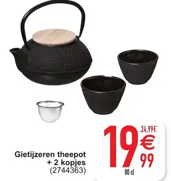 Cora Gietijzeren theepot aanbieding