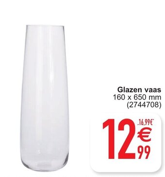 Cora Glazen vaas aanbieding
