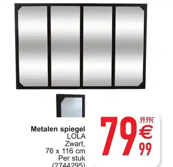 Cora Metalen spiegel aanbieding
