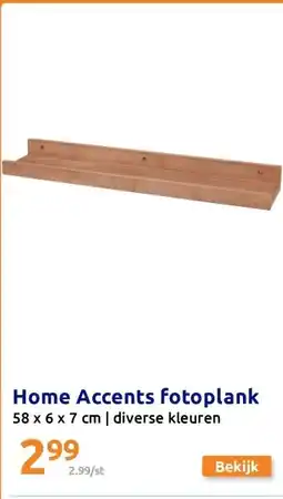 Action Home Accents fotoplank aanbieding