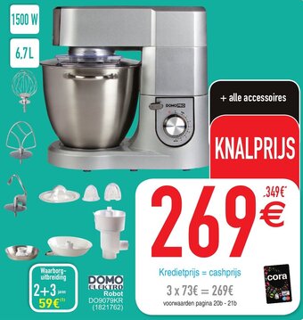 Cora Robot aanbieding
