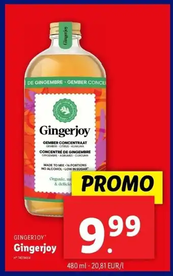 Lidl Gingerjoy aanbieding