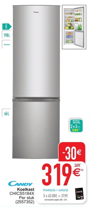 Cora Koelkast aanbieding