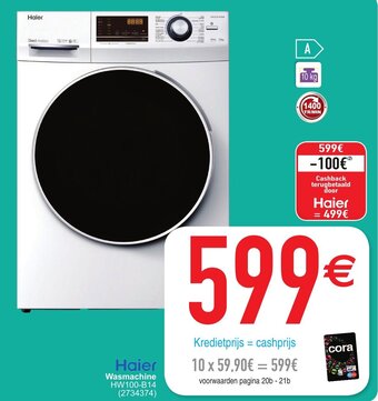 Cora Wasmachine aanbieding
