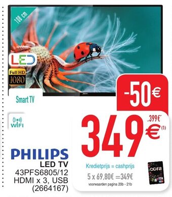 Cora LED TV aanbieding