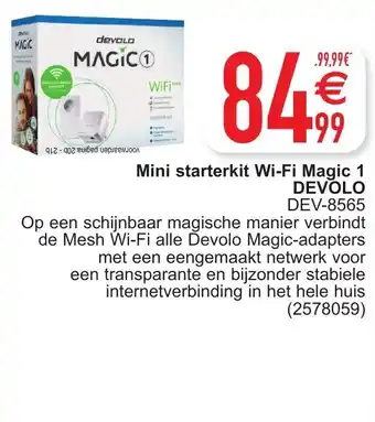 Cora Mini starterkit wi-fi magic 1 aanbieding