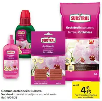 Carrefour Gamma orchideeën substral aanbieding
