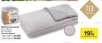 Carrefour Dekbed microvezel aanbieding