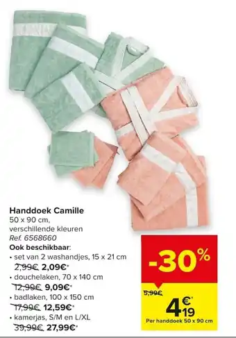 Handdoek camille