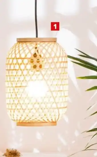 Carrefour Rotan hanglamp aanbieding