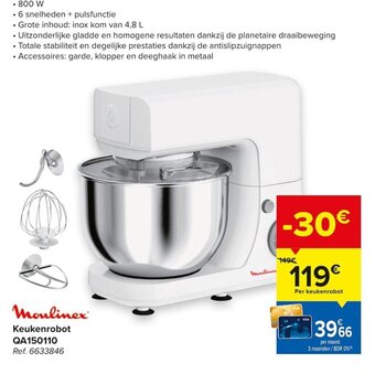 Carrefour Keukenrobot aanbieding