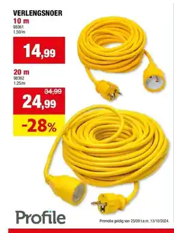 Hubo VERLENGSNOER aanbieding