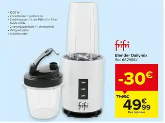 Carrefour Blender dailymix aanbieding