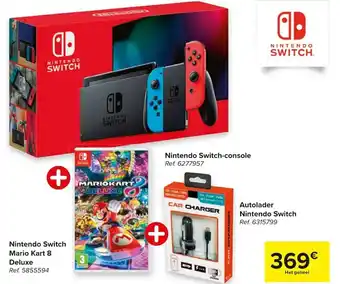 Carrefour Nintendo switch aanbieding