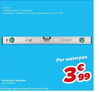 Carrefour Aluminium waterpras aanbieding