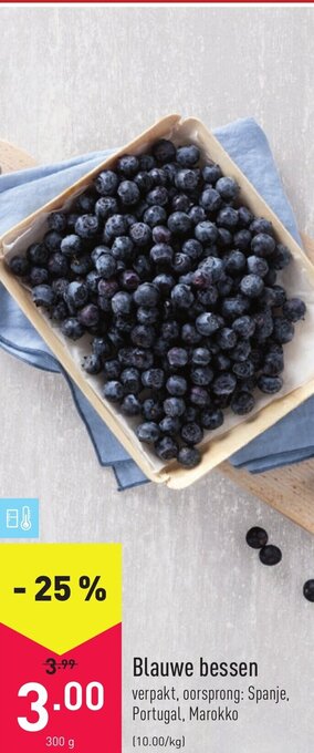 ALDI Blauwe bessen aanbieding